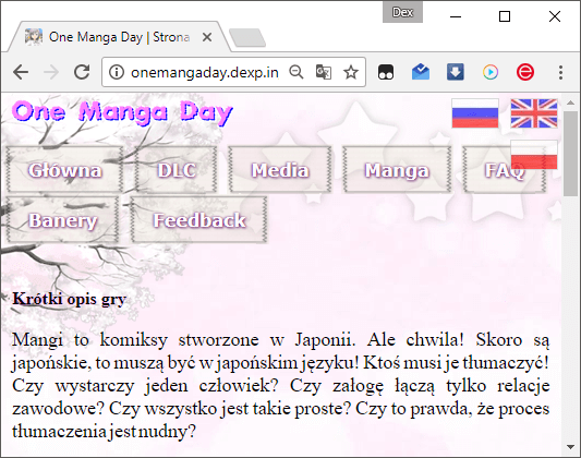 One Manga Day in Polish